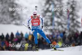 13.12.2019, Hochfilzen, Austria (AUT): Olli Hiidensalo (FIN) - IBU world cup biathlon, sprint men, Hochfilzen (AUT). www.nordicfocus.com. © Manzoni/NordicFocus. Every downloaded picture is fee-liable.