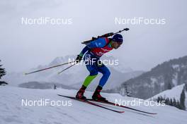 13.12.2019, Hochfilzen, Austria (AUT): Sergey Bocharnikov (BLR) - IBU world cup biathlon, sprint men, Hochfilzen (AUT). www.nordicfocus.com. © Nico Manzoni/NordicFocus. Every downloaded picture is fee-liable.