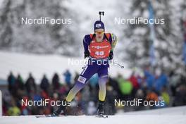 13.12.2019, Hochfilzen, Austria (AUT): Anton Dudchenko (UKR) - IBU world cup biathlon, sprint men, Hochfilzen (AUT). www.nordicfocus.com. © Manzoni/NordicFocus. Every downloaded picture is fee-liable.