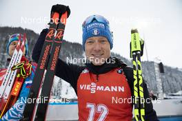 13.12.2019, Hochfilzen, Austria (AUT): Lukas Hofer (ITA) - IBU world cup biathlon, sprint men, Hochfilzen (AUT). www.nordicfocus.com. © Manzoni/NordicFocus. Every downloaded picture is fee-liable.