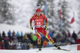 13.12.2019, Hochfilzen, Austria (AUT): Fangming Cheng (CHN) - IBU world cup biathlon, sprint men, Hochfilzen (AUT). www.nordicfocus.com. © Manzoni/NordicFocus. Every downloaded picture is fee-liable.