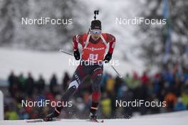 13.12.2019, Hochfilzen, Austria (AUT): Roberts Slotins (LAT) - IBU world cup biathlon, sprint men, Hochfilzen (AUT). www.nordicfocus.com. © Manzoni/NordicFocus. Every downloaded picture is fee-liable.