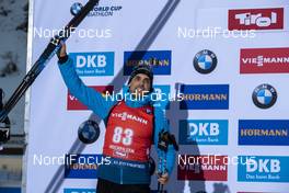 13.12.2019, Hochfilzen, Austria (AUT): Simon Desthieux (FRA) - IBU world cup biathlon, sprint men, Hochfilzen (AUT). www.nordicfocus.com. © Nico Manzoni/NordicFocus. Every downloaded picture is fee-liable.