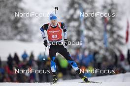 13.12.2019, Hochfilzen, Austria (AUT): Rene Zahkna (EST) - IBU world cup biathlon, sprint men, Hochfilzen (AUT). www.nordicfocus.com. © Manzoni/NordicFocus. Every downloaded picture is fee-liable.