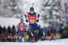 13.12.2019, Hochfilzen, Austria (AUT): Yonggyu Kim (KOR) - IBU world cup biathlon, sprint men, Hochfilzen (AUT). www.nordicfocus.com. © Manzoni/NordicFocus. Every downloaded picture is fee-liable.