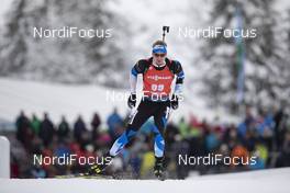 13.12.2019, Hochfilzen, Austria (AUT): Kristo Siimer (EST) - IBU world cup biathlon, sprint men, Hochfilzen (AUT). www.nordicfocus.com. © Manzoni/NordicFocus. Every downloaded picture is fee-liable.