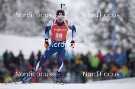 13.12.2019, Hochfilzen, Austria (AUT): Timofei Lapshin (KOR) - IBU world cup biathlon, sprint men, Hochfilzen (AUT). www.nordicfocus.com. © Manzoni/NordicFocus. Every downloaded picture is fee-liable.