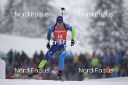 13.12.2019, Hochfilzen, Austria (AUT): Sergey Bocharnikov (BLR) - IBU world cup biathlon, sprint men, Hochfilzen (AUT). www.nordicfocus.com. © Manzoni/NordicFocus. Every downloaded picture is fee-liable.