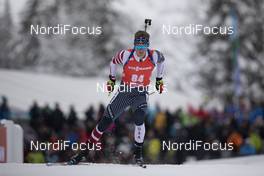 13.12.2019, Hochfilzen, Austria (AUT): Alex Howe (USA) - IBU world cup biathlon, sprint men, Hochfilzen (AUT). www.nordicfocus.com. © Manzoni/NordicFocus. Every downloaded picture is fee-liable.