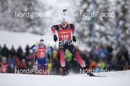 13.12.2019, Hochfilzen, Austria (AUT): Aleksander Fjeld Andersen (NOR) - IBU world cup biathlon, sprint men, Hochfilzen (AUT). www.nordicfocus.com. © Manzoni/NordicFocus. Every downloaded picture is fee-liable.