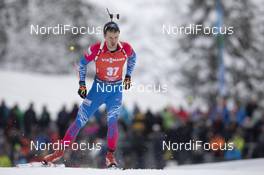 13.12.2019, Hochfilzen, Austria (AUT): Matvey Eliseev (RUS) - IBU world cup biathlon, sprint men, Hochfilzen (AUT). www.nordicfocus.com. © Manzoni/NordicFocus. Every downloaded picture is fee-liable.