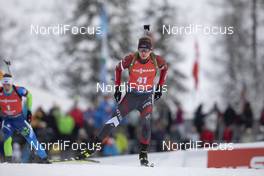 13.12.2019, Hochfilzen, Austria (AUT): Aleksandrs Patrijuks (LAT) - IBU world cup biathlon, sprint men, Hochfilzen (AUT). www.nordicfocus.com. © Manzoni/NordicFocus. Every downloaded picture is fee-liable.