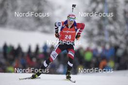 13.12.2019, Hochfilzen, Austria (AUT): Felix Leitner (AUT) - IBU world cup biathlon, sprint men, Hochfilzen (AUT). www.nordicfocus.com. © Manzoni/NordicFocus. Every downloaded picture is fee-liable.