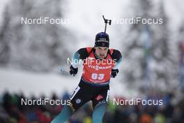 13.12.2019, Hochfilzen, Austria (AUT): Simon Desthieux (FRA) - IBU world cup biathlon, sprint men, Hochfilzen (AUT). www.nordicfocus.com. © Manzoni/NordicFocus. Every downloaded picture is fee-liable.