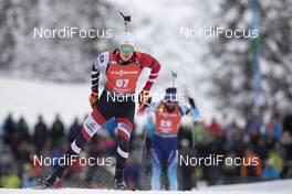 13.12.2019, Hochfilzen, Austria (AUT): Harald Lemmerer (AUT) - IBU world cup biathlon, sprint men, Hochfilzen (AUT). www.nordicfocus.com. © Manzoni/NordicFocus. Every downloaded picture is fee-liable.