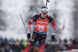 13.12.2019, Hochfilzen, Austria (AUT): Tarjei Boe (NOR) - IBU world cup biathlon, sprint men, Hochfilzen (AUT). www.nordicfocus.com. © Manzoni/NordicFocus. Every downloaded picture is fee-liable.