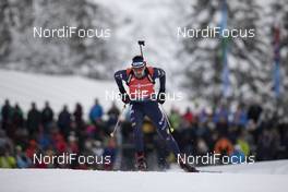 13.12.2019, Hochfilzen, Austria (AUT): Dominik Windisch (ITA) - IBU world cup biathlon, sprint men, Hochfilzen (AUT). www.nordicfocus.com. © Manzoni/NordicFocus. Every downloaded picture is fee-liable.