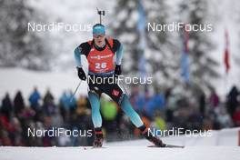 13.12.2019, Hochfilzen, Austria (AUT): Emilien Jacquelin (FRA) - IBU world cup biathlon, sprint men, Hochfilzen (AUT). www.nordicfocus.com. © Manzoni/NordicFocus. Every downloaded picture is fee-liable.