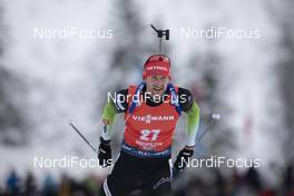 13.12.2019, Hochfilzen, Austria (AUT): Jakov Fak (SLO) - IBU world cup biathlon, sprint men, Hochfilzen (AUT). www.nordicfocus.com. © Manzoni/NordicFocus. Every downloaded picture is fee-liable.