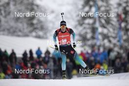 13.12.2019, Hochfilzen, Austria (AUT): Quentin Fillon Maillet (FRA) - IBU world cup biathlon, sprint men, Hochfilzen (AUT). www.nordicfocus.com. © Manzoni/NordicFocus. Every downloaded picture is fee-liable.