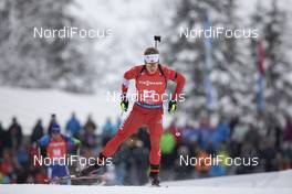 13.12.2019, Hochfilzen, Austria (AUT): Scott Gow (CAN) - IBU world cup biathlon, sprint men, Hochfilzen (AUT). www.nordicfocus.com. © Manzoni/NordicFocus. Every downloaded picture is fee-liable.