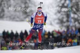 13.12.2019, Hochfilzen, Austria (AUT): Tomas Hasilla (SVK) - IBU world cup biathlon, sprint men, Hochfilzen (AUT). www.nordicfocus.com. © Manzoni/NordicFocus. Every downloaded picture is fee-liable.