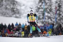 13.12.2019, Hochfilzen, Austria (AUT): Martin Fourcade (FRA) - IBU world cup biathlon, sprint men, Hochfilzen (AUT). www.nordicfocus.com. © Manzoni/NordicFocus. Every downloaded picture is fee-liable.