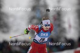 13.12.2019, Hochfilzen, Austria (AUT): Emma Lunder (CAN) - IBU world cup biathlon, sprint women, Hochfilzen (AUT). www.nordicfocus.com. © Manzoni/NordicFocus. Every downloaded picture is fee-liable.