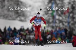 13.12.2019, Hochfilzen, Austria (AUT): Nadia Moser (CAN) - IBU world cup biathlon, sprint women, Hochfilzen (AUT). www.nordicfocus.com. © Manzoni/NordicFocus. Every downloaded picture is fee-liable.