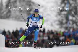 13.12.2019, Hochfilzen, Austria (AUT): Hanna Sola (BLR) - IBU world cup biathlon, sprint women, Hochfilzen (AUT). www.nordicfocus.com. © Manzoni/NordicFocus. Every downloaded picture is fee-liable.