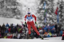 13.12.2019, Hochfilzen, Austria (AUT): Sarah Beaudry (CAN) - IBU world cup biathlon, sprint women, Hochfilzen (AUT). www.nordicfocus.com. © Manzoni/NordicFocus. Every downloaded picture is fee-liable.