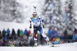 13.12.2019, Hochfilzen, Austria (AUT): Lucie Charvatova (CZE) - IBU world cup biathlon, sprint women, Hochfilzen (AUT). www.nordicfocus.com. © Manzoni/NordicFocus. Every downloaded picture is fee-liable.