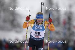 13.12.2019, Hochfilzen, Austria (AUT): Anna Weidel (GER) - IBU world cup biathlon, sprint women, Hochfilzen (AUT). www.nordicfocus.com. © Manzoni/NordicFocus. Every downloaded picture is fee-liable.