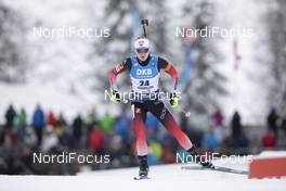 13.12.2019, Hochfilzen, Austria (AUT): Marte Olsbu Roeiseland (NOR) - IBU world cup biathlon, sprint women, Hochfilzen (AUT). www.nordicfocus.com. © Manzoni/NordicFocus. Every downloaded picture is fee-liable.