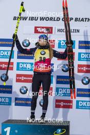 13.12.2019, Hochfilzen, Austria (AUT): Dorothea Wierer (ITA) - IBU world cup biathlon, sprint women, Hochfilzen (AUT). www.nordicfocus.com. © Nico Manzoni/NordicFocus. Every downloaded picture is fee-liable.