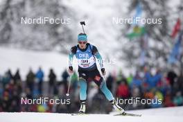 13.12.2019, Hochfilzen, Austria (AUT): Johanna Talihaerm (EST) - IBU world cup biathlon, sprint women, Hochfilzen (AUT). www.nordicfocus.com. © Manzoni/NordicFocus. Every downloaded picture is fee-liable.
