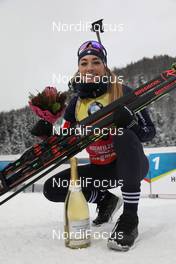 13.12.2019, Hochfilzen, Austria (AUT): Dorothea Wierer (ITA) - IBU world cup biathlon, sprint women, Hochfilzen (AUT). www.nordicfocus.com. © Manzoni/NordicFocus. Every downloaded picture is fee-liable.