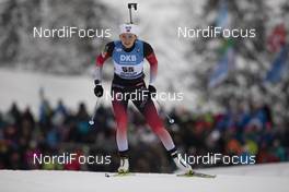 13.12.2019, Hochfilzen, Austria (AUT): Thekla Brun-Lie (NOR) - IBU world cup biathlon, sprint women, Hochfilzen (AUT). www.nordicfocus.com. © Manzoni/NordicFocus. Every downloaded picture is fee-liable.