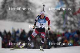 13.12.2019, Hochfilzen, Austria (AUT): Dunja Zdouc (AUT) - IBU world cup biathlon, sprint women, Hochfilzen (AUT). www.nordicfocus.com. © Manzoni/NordicFocus. Every downloaded picture is fee-liable.