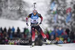 13.12.2019, Hochfilzen, Austria (AUT): Tiril Eckhoff (NOR) - IBU world cup biathlon, sprint women, Hochfilzen (AUT). www.nordicfocus.com. © Manzoni/NordicFocus. Every downloaded picture is fee-liable.