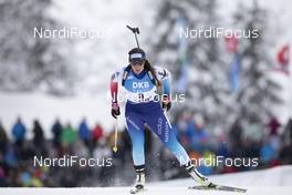 13.12.2019, Hochfilzen, Austria (AUT): Lena Haecki (SUI) - IBU world cup biathlon, sprint women, Hochfilzen (AUT). www.nordicfocus.com. © Manzoni/NordicFocus. Every downloaded picture is fee-liable.