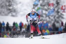 13.12.2019, Hochfilzen, Austria (AUT): Tiril Eckhoff (NOR) - IBU world cup biathlon, sprint women, Hochfilzen (AUT). www.nordicfocus.com. © Manzoni/NordicFocus. Every downloaded picture is fee-liable.
