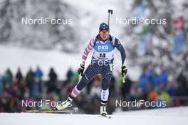 13.12.2019, Hochfilzen, Austria (AUT): Susan Dunklee (USA) - IBU world cup biathlon, sprint women, Hochfilzen (AUT). www.nordicfocus.com. © Manzoni/NordicFocus. Every downloaded picture is fee-liable.