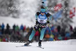 13.12.2019, Hochfilzen, Austria (AUT): Julia Simon (FRA) - IBU world cup biathlon, sprint women, Hochfilzen (AUT). www.nordicfocus.com. © Manzoni/NordicFocus. Every downloaded picture is fee-liable.