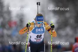 13.12.2019, Hochfilzen, Austria (AUT): Franziska Preuss (GER) - IBU world cup biathlon, sprint women, Hochfilzen (AUT). www.nordicfocus.com. © Manzoni/NordicFocus. Every downloaded picture is fee-liable.