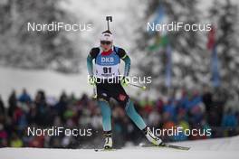 13.12.2019, Hochfilzen, Austria (AUT): Caroline Colombo (FRA) - IBU world cup biathlon, sprint women, Hochfilzen (AUT). www.nordicfocus.com. © Manzoni/NordicFocus. Every downloaded picture is fee-liable.