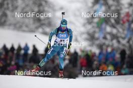 13.12.2019, Hochfilzen, Austria (AUT): Anastassiya Kondratyeva (KAZ) - IBU world cup biathlon, sprint women, Hochfilzen (AUT). www.nordicfocus.com. © Manzoni/NordicFocus. Every downloaded picture is fee-liable.