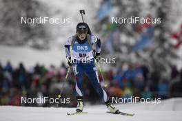 13.12.2019, Hochfilzen, Austria (AUT): Seonsu Kim (KOR) - IBU world cup biathlon, sprint women, Hochfilzen (AUT). www.nordicfocus.com. © Manzoni/NordicFocus. Every downloaded picture is fee-liable.