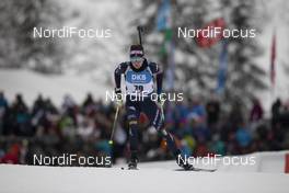 13.12.2019, Hochfilzen, Austria (AUT): Nicole Gontier (ITA) - IBU world cup biathlon, sprint women, Hochfilzen (AUT). www.nordicfocus.com. © Manzoni/NordicFocus. Every downloaded picture is fee-liable.