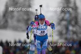 13.12.2019, Hochfilzen, Austria (AUT): Larisa Kuklina (RUS) - IBU world cup biathlon, sprint women, Hochfilzen (AUT). www.nordicfocus.com. © Manzoni/NordicFocus. Every downloaded picture is fee-liable.